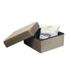 Velvet Foldable Storage Ottoman Seat Stool footrest Bench 60cm x 60cm x 30cm