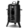 Smoker BBQ Charcoal Grill Portable Outdoor Barbecue Meat Food Cooking Drum Oven