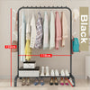Heavy Duty Clothes Garment Rail Rack Hanging Display Stand Shoes Storage Shelves
