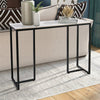 Narrow Long Entryway Coner Table Marble TopConsole Table Sofa Couch Accent Table