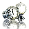 10 Crystal Glass Door Knobs Diamond Drawer Cabinet Furniture Handle Knob Kitchen