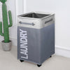 Folding Large Rolling Laundry Basket with Wheel Dirty Clothes Hamper Storage Bin