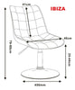 Soft Ibiza Lilac Velvet Dressing Table Bedroom Makeup Chair, Vanity Lounge