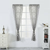 Morocco Voile Curtain Panel Net Window Screening Curtains Slot Top Home Decor