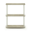 Furinno Turn-N-Tube 3-Tier Compact Multipurpose Shelf Display Rack Bookshelf
