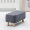 Square/Rectangle Grey Fabric Footstool Sofa Ottoman Foot Rest Stool Pouffe Seat
