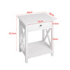 White Bedside Table Nightstand 1 Drawer Side Cabinet Storage Chest Bedroom