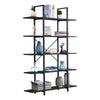 5 Tiers Bookshelf Bookcase Industrial Book shelves Display Unit Living Room Home