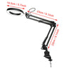 LED Clamp Reading Eyecare Table Light USB Flexible Swing Arm Desk Lamp Foldable
