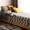 Sofa Side Table C-Shaped Coffee Snack Table Laptop Stand Over Bed End Table