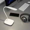 Auraglow Wireless Cordless Rechargeable Flexible LED Desk Reading Lamp Light