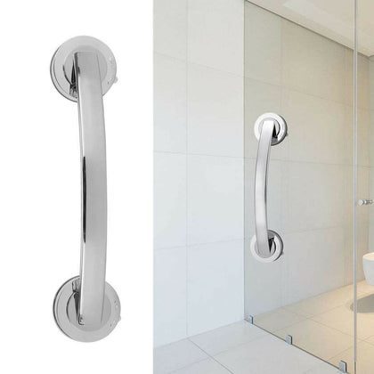 Bathroom Suction Cup Grip Shower Tub Grab Bar Safety Handle Handrail Bath UK