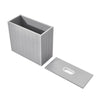 Wooden White/Grey Small Toilet Cleaning Product Storage Tidy Box Unit