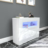Cabinet Cupboard sideboard TV Unit Matt Body and High Gloss Doors + LED Light