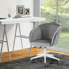 Cushioned Velvet Home Office Chair Swivel Computer Desk Chair Adjustable Modern