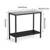 2 Tiers End Side Table Nightstand Home Organizer Holder Furniture Living Room