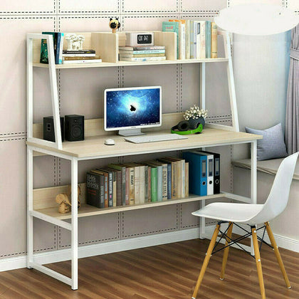 Corner Computer Desk PCLaptop Study Table Home Office Workstation Gaming Shelves