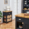Charcoal Grey Painted Small Console Table-SLIGHT SECONDS-FC40-F825