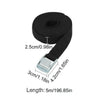 Pack of 4 Buckle Tie Down Lashing Strap Roof Rack Trailers Cargo 25mm X 5m Long