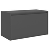 Hallway Bench Shoe Storage Cabinet 1 Drawer Organizer Unit Ottoman Chest Grey