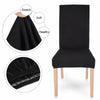 1/4/6PCS Dining Chair Seat Covers Slip Stretch Wedding Banquet Party Removable