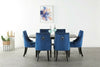 Windsor Tufted Studded Velvet Dining Accent Chair Victoria Door Knocker 1/2/4/6