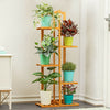 5/6 Tier Wooden Plant Stand Garden Balcony Flowerpot Bonsai Holder Rack Shelf