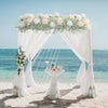 Artificial Flower Gypsophila Wedding Arch Road Guide Garland Runner Party Decor