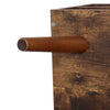 Wooden Lift Top Tea Coffee Table w/ Storage and Open Shelves for Living Room
