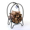 Firewood Rack Log Storer Indoor Fireside Wood Cart Mover Carrier Stand Storage