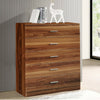 White/Black/Pine/Walnut Chest Of Drawers Cabinet 4 5 Drawer Bedroom Furniture UK