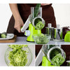 Manual Vegetable Slicer Cutter Multifunction Grater Food Chopper Machine 3 Blade