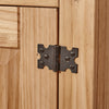 New Sideboard 2 Door Storage Cupboard Solid Mexican Waxed Pine Buffet Cabinet