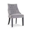 Nicholas Velvet Dining Chair Backrest with Padded Seat and Wooden Legs Retro