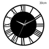 DIY 30CM Large Wall Clock Roman Numerals Silent Clocks Kitchen Wall Decor Clocks