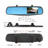 4.3'' HD Dual Lens Car DVR Dash Cam Front and Rear Mirror Camera Video Recorder