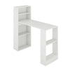 110cm Computer Desk With Shelves Writing Study Table Office Corner Study Home U