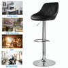 2x Bar Stools Kitchen Swivel Gas Lift Stools Breakfast Pub Chairs PU Leather UK