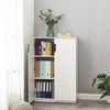 Cabinet with 2 Doors Storage Units Cupboards Cabinets 2 Shelves for Office Home