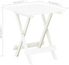 White Plastic Folding Side Table Bistro Coffee Garden Small Coffee Table Outdoor