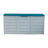 GREEN OUTDOOR GARDEN PLASTIC STORAGE BOX PORTABLE TRUNK CUSHION TOYS