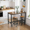 Industrial Dining Table Vintage Retro Furniture Rustic Metal Kitchen Breakfast