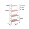 4 Tier Ladder Shelving Stand Shelf Storage Rack Plants Flower Display Metal