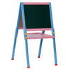 2IN1 Dual Sides Drawing Easel Chalk Blackboard Magnetic Whiteboard Portable Gift