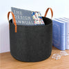 Bedroom Closet Clothing Toy Storage Felt Storage with Handle Basket Bin Home uk