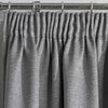 Grey Thermal Curtains Block Out Tape Top Ready Made Pencil Pleat Curtain Pairs