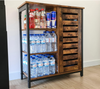 Industrial Small Sideboard Cabinet Vintage Cupboard Door Shelving Rustic Unit