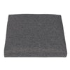 GREY LINEN FOLDING STORAGE OTTOMAN POUFFE SEAT FOOT STOOL STORAGE BOX UK