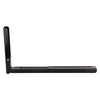 2 X Microwave Black Wall Mounting Holder Brackets With Extendable Arms 40kg load