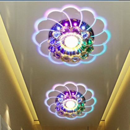 Classic modern style colorful living room decoration lighting Crystal LED Light